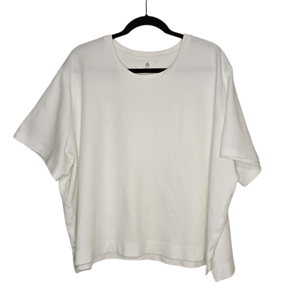Able Maria Boxy Tee white 3X - Picture 2 of 13
